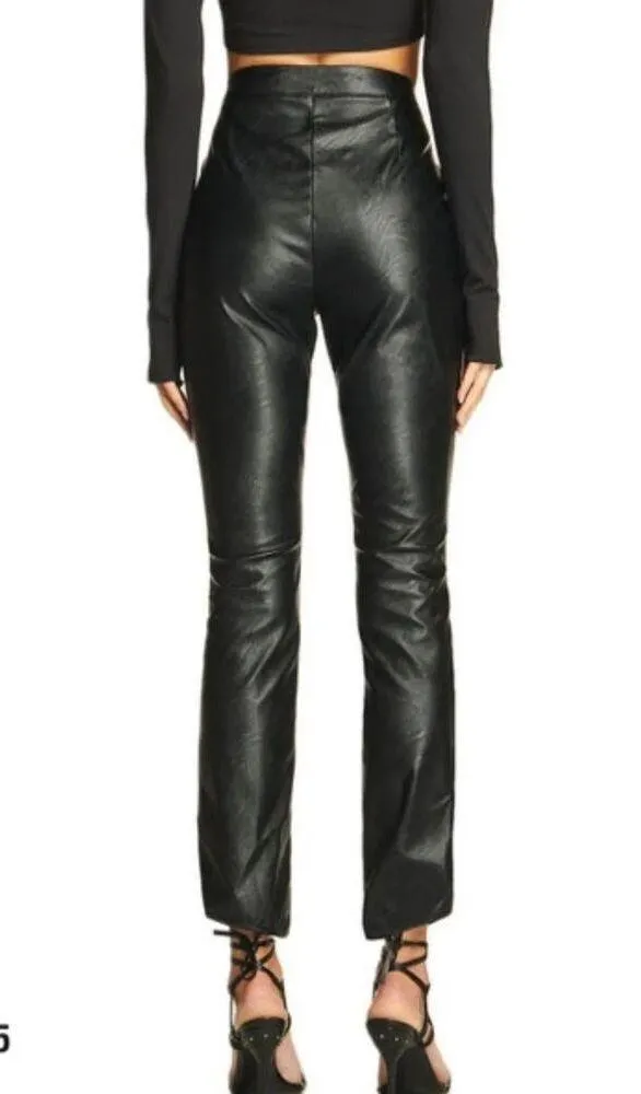 I.Am.Gia Black Cirdan Leather Pants Size S - Image 4