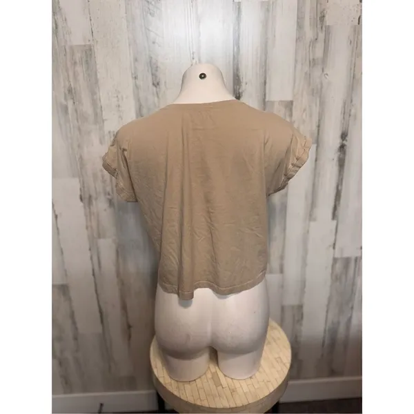 Zara tan blouse size medium - Image 4