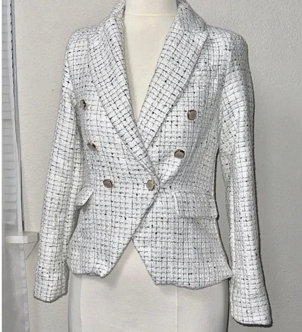 NWT tweed boucle blazer White - Image 2