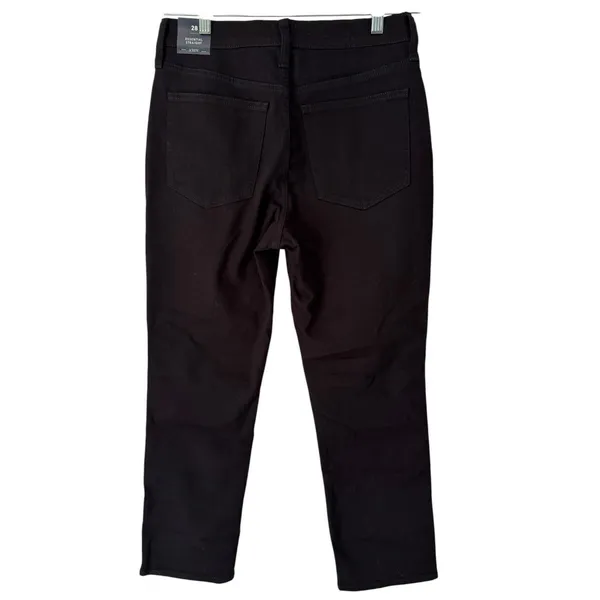 NWD J. Crew Essential Straight Black Jeans Women’s Size 28 All Day Stretch - Image 4