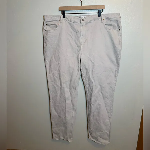 Abercrombie and Fitch Ultra‎ High Rise 90s Straight Jeans 24 long - Image 2