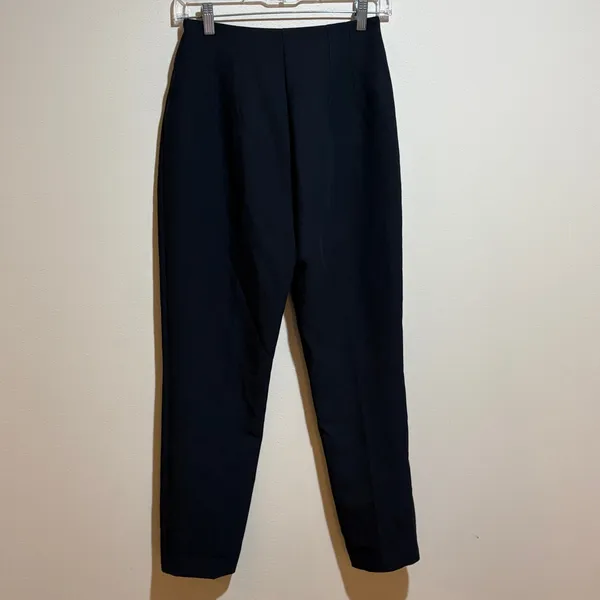 NEW Abercrombie & Fitch Slim Straight Tailored Trouser Pants Black Size 25 - Image 9