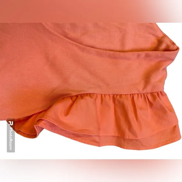 English Factory Salmon Ruffle Sleeve Scoop Neck Top - Image 8