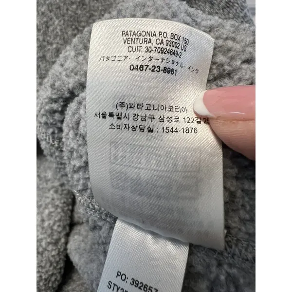 Patagonia Better‎ Sweater Half Zip Gray Women’s XS EXCELLENT - Image 5