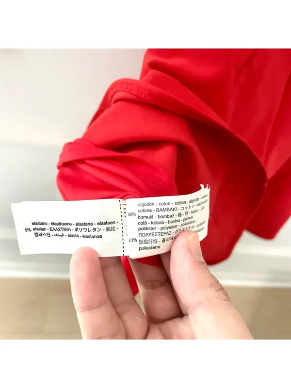 Zara Short Halter Godet Dress Size S Red 3067/350/600 - Image 7