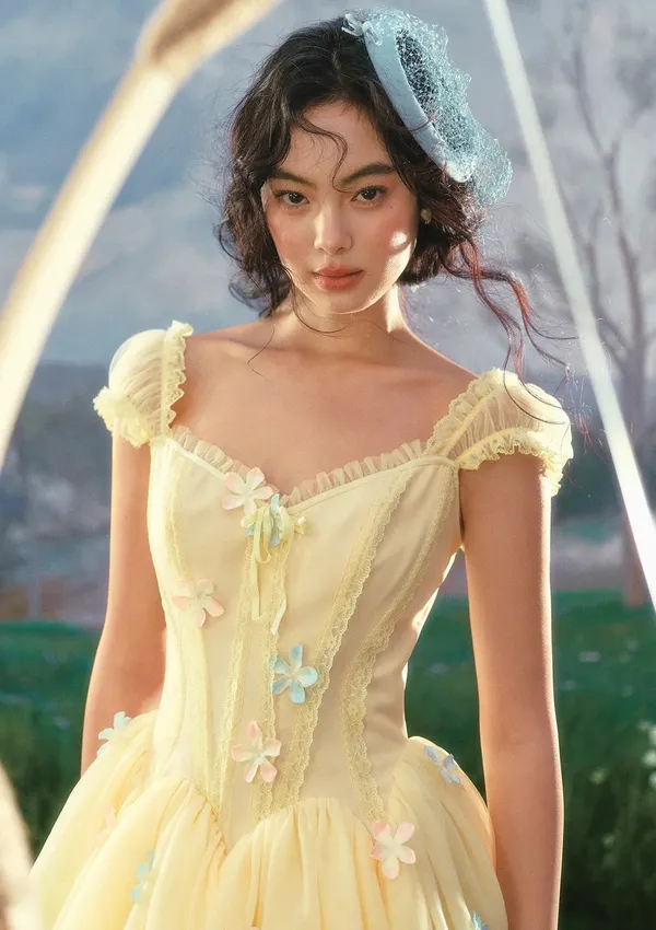 NEW LaceMade Flower Archer Corset Dress Size XS - Image 5