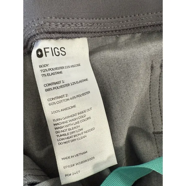 FIGS HW Zamora Jogger Scrub Pants Technical‎ Collection Size XXL Gray - Image 6