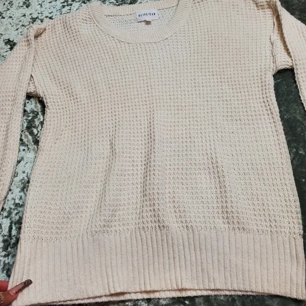 Olive + Oak‎ Waffle Knit Sweater - Image 2