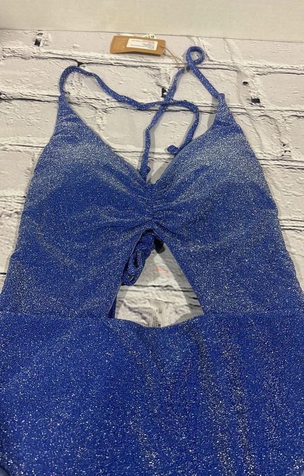 NWT Berlook Metalic Cut Out Swimsuit Size XL. - Image 2
