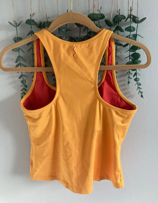 hiva Shakti Orange and Red Racerback Y2K Tank top - Image 3