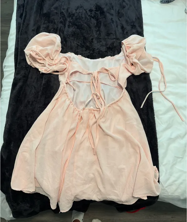 Lucy in the Sky babydoll pink dress - Image 2