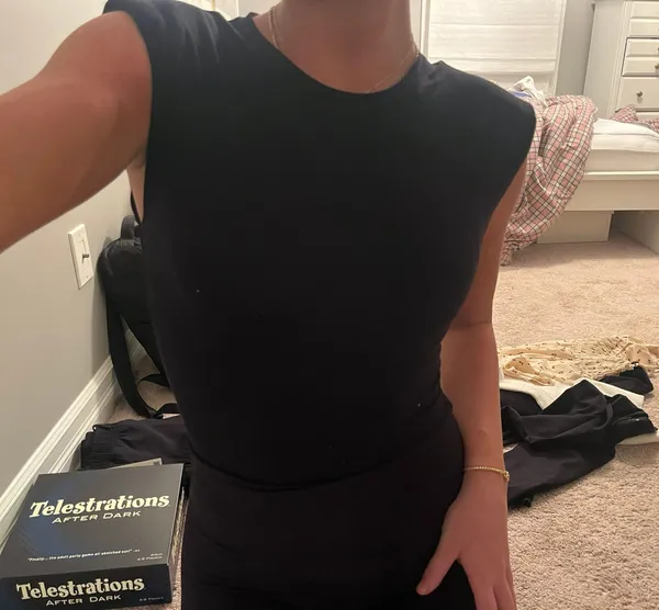 Abercrombie & Fitch Black Boatneck Bodysuit - Image 2