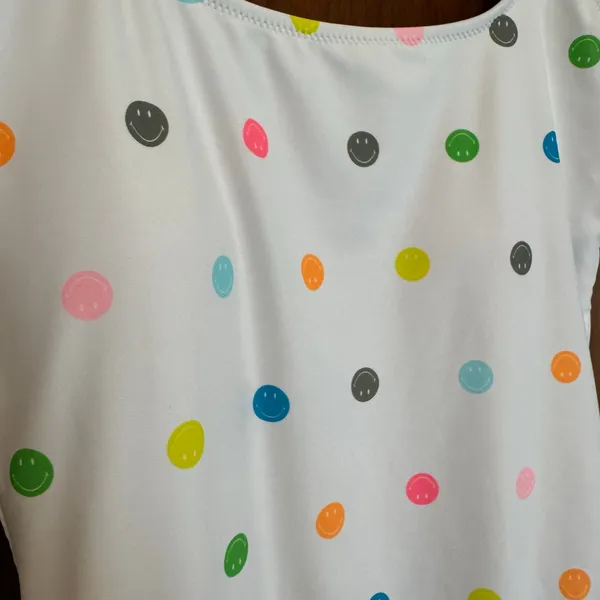 NWOT Aerie Smiley® Birthday‎ Scoop Cheekiest One Piece Swimsuit S - Image 2