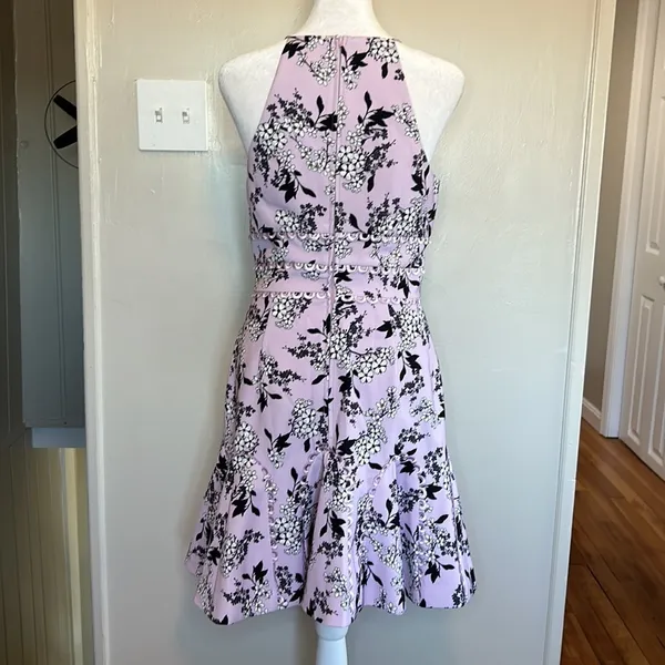 Keepsake x Revolvr Cherished Floral Mini Dress in Lilac Floral New Size Small - Image 8