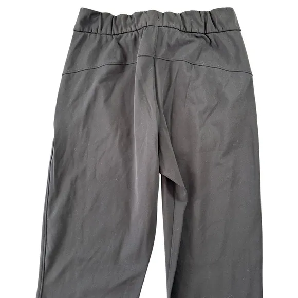 Lululemon On the Fly Pant 7/8‎ Luxtreme Black Drawstring Trousers LW5BPNS Size 4 - Image 2