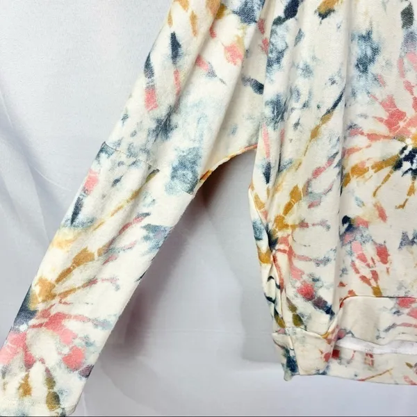 Boutique‎ Vici Pastel Firework Cowl Neck Long Sleeve T-Shirt L - Image 4