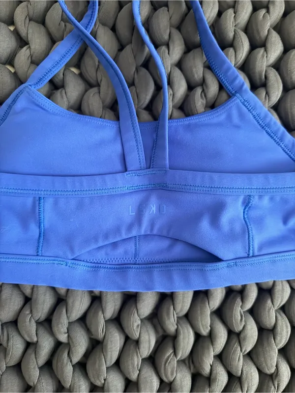 LSKD Abs Ignite Sports Bra Blue Size XS - Image 8