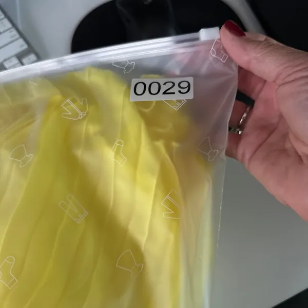 Ulla Popken Yellow Pleated Chiffon Midi Dress Sleeveless Tie Waist Size 24‎ Plus - Image 10