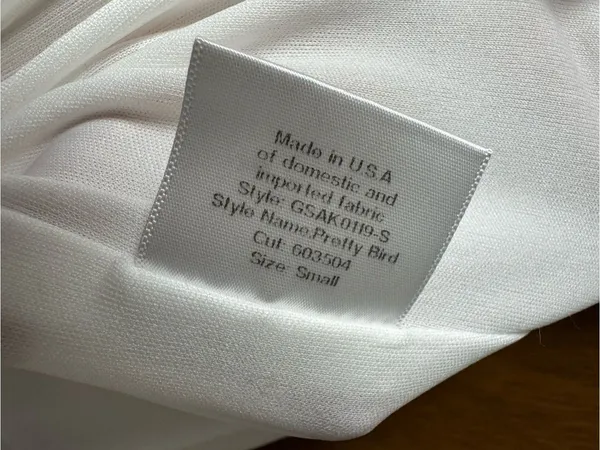 Katie May Pretty Bird Sleeveless Cowl Draped Back Dress Ivory White Small Bridal - Image 9
