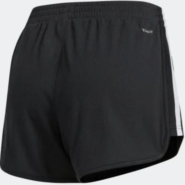 Adidas Women Size Small Shorts Training Athletic 3-Striped Black Workout Running - Image 2