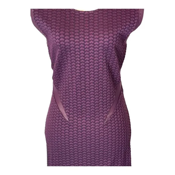 Opening Ceremony Dress Women‎ Large Purple Plum Cut Out Thalia Puckered Midi NWT - Image 10
