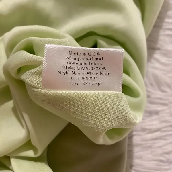 Katie May Mary Kate Strapless Gown in Sage Green XXL - Image 9