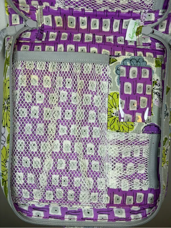 Vera Bradley Watercolor Tech Organizer Floral Quilted Travel Electronics Case - Image 7