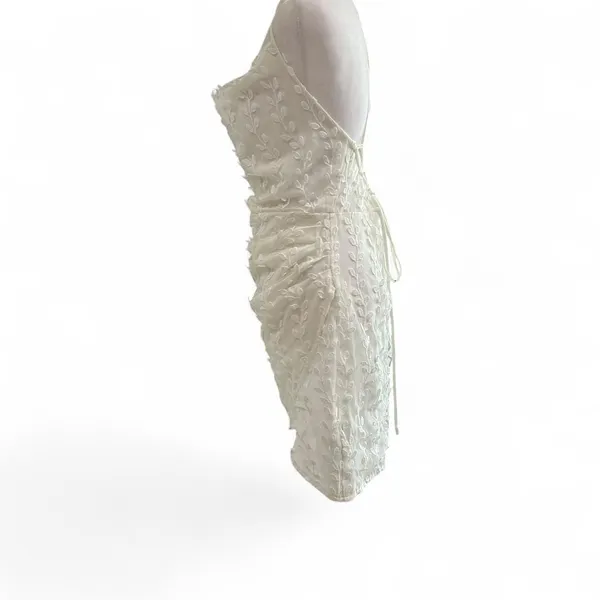 Cider Textured Floral Mini Dress - Image 2