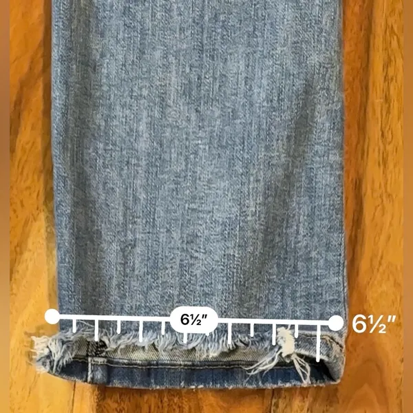 Risen Distressed Straight Leg Jeans - Image 9