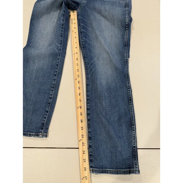 J Crew Vintage Slim Straight Jeans Women 27** High Rise Stretch Travel Vacation - Image 6