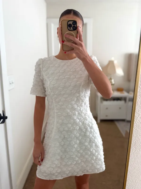 white mini dress - Image 2