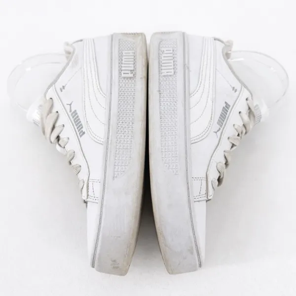 Puma Smash 3.0 Platform Sneakers Women 7.5 White Leather‎ Chunky Streetwear - Image 5