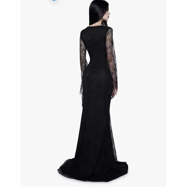 Dolls Kill Lace Morticia Vampire Queen Maxi XXS costume - Image 4