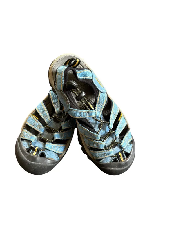 KEEN Women's Newport H2 Water Sandal Sz 6 Toe Protection Blue Black Waterproof - Image 4