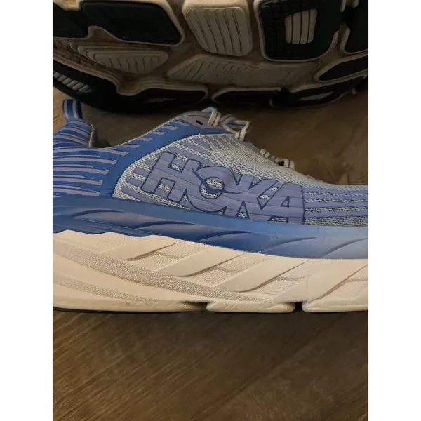 Hoka‎ Bondi 6 Women's Running Shoes Blue Comfort Sneakers 10.5 READ DESCRIPTION - Image 3