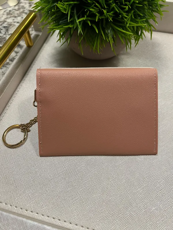 Floral Wallet Keychain Duo Pink - Image 3