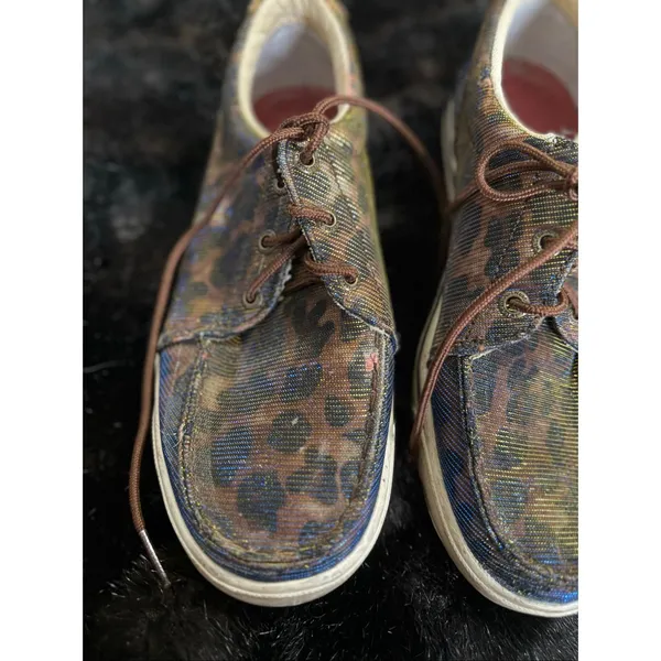 Twisted X Womens Animal Print Moc Toe Sneakers Size 6 WCA0023 - Image 3