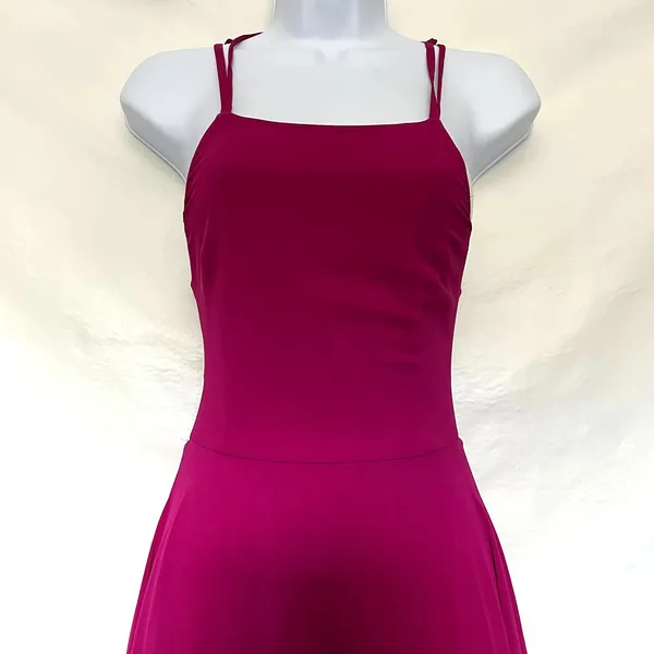 Lulus Strappy to be Here Maxi Y2K Dress Sz Small Corset Prom Glam Strappy Formal - Image 14