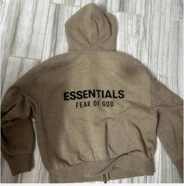 Fear of God Essentials double zip hoodie - Image 2