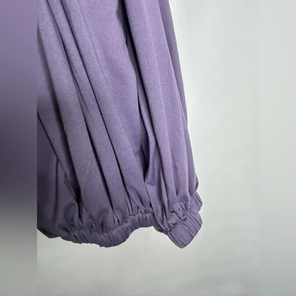 Ellie and Kate Jumpsuit Women Size Large Barrel Leg Full Length purple. - Image 5