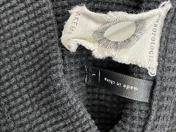 Anthropologie Akemi + Kin Black Waffle-Knit Boatneck Long Sleeve Top - Image 4