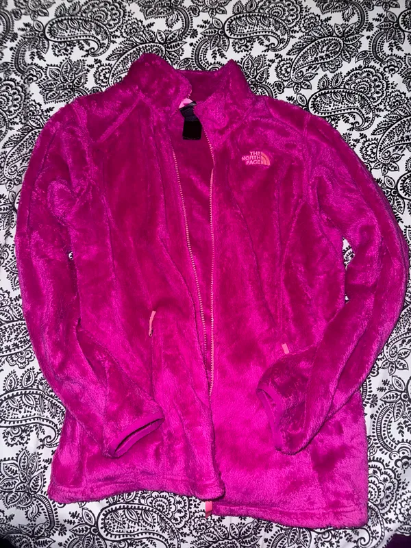 North Face Womens Pink Fleece Jacket - Image 2