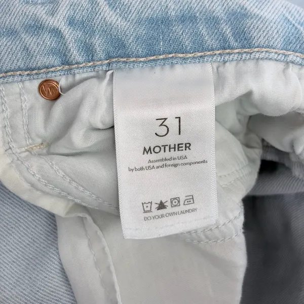 Mother The Twister Ankle Fray Wide Leg Jeans - Image 5