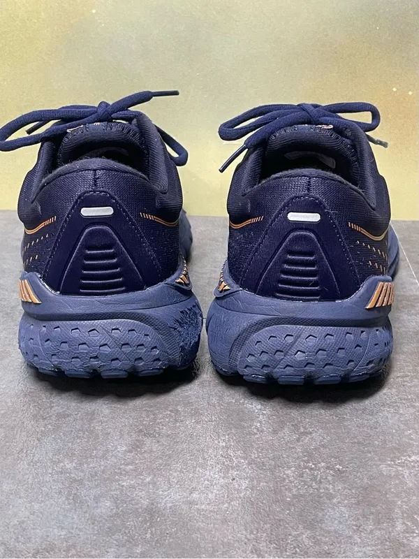 Brooks Adrenaline GTS 21 Women's Blue/Gold Running Shoes Size 11B - Image 9