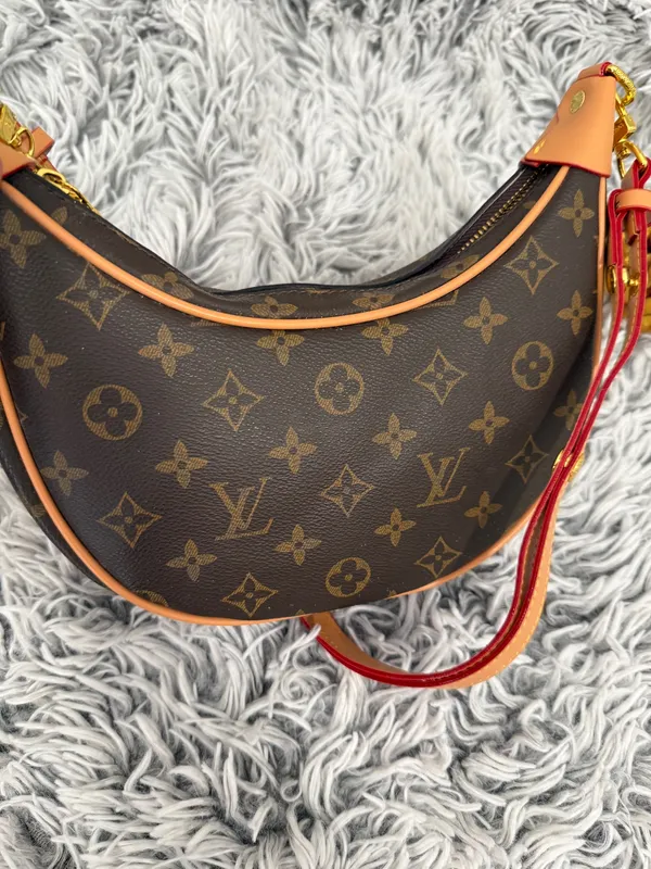 Brown monogram, cross body bag - Image 2