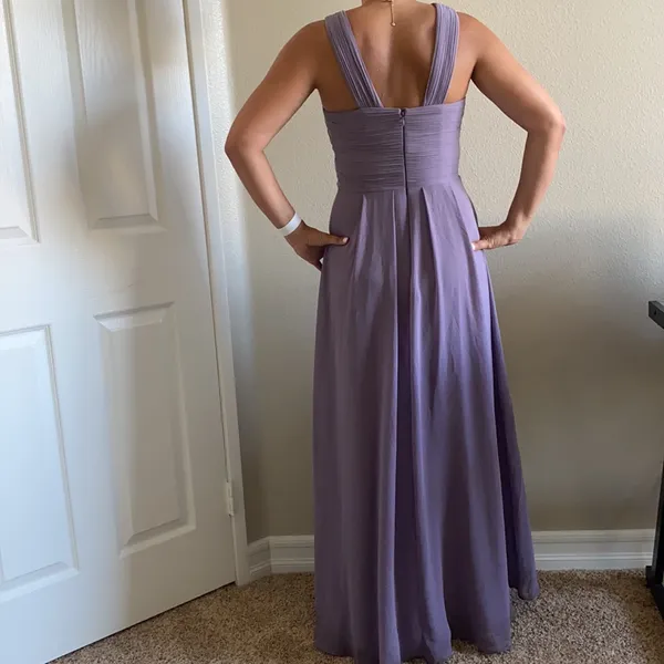 #LEVKOFF Size 2 Purple Bridesmaids Dress - Image 5