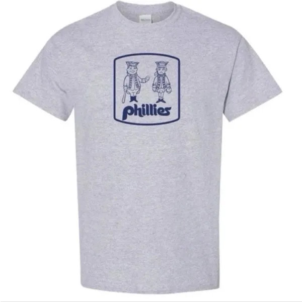 Gildan Philadelphia Phillies x McDonald’s Grey Graphic Tee - Image 3