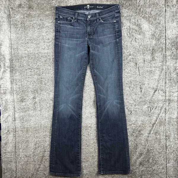 7 For All Mankind Bootcut Denim Jeans Women's 29 - Image 2