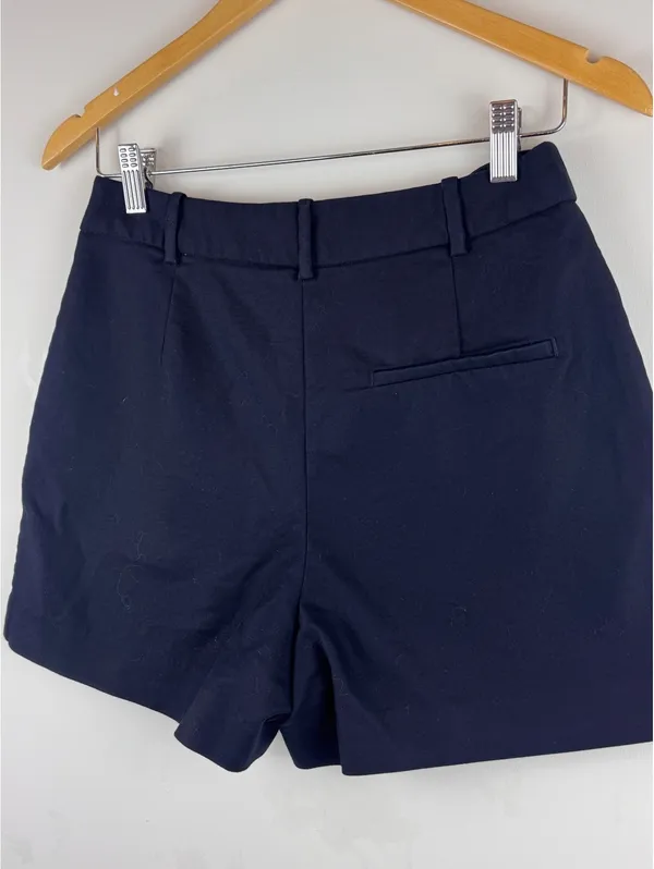 Zara Women’s Black High Waisted Tailored Shorts Size S Minimalist Office Chic - Image 7