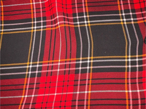 LOFT Red and Black Plaid Camisole with Spaghetti Straps - Image 3